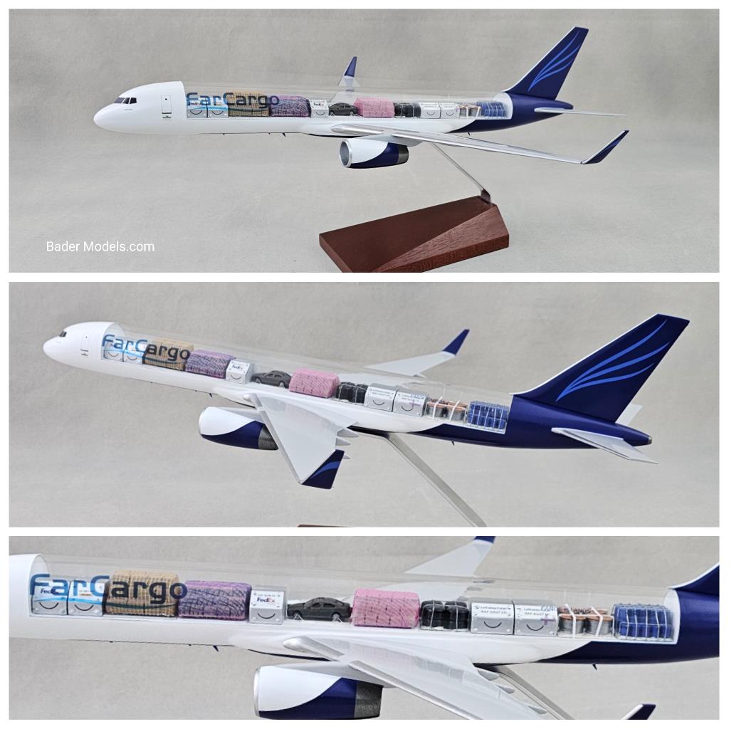 Farcargo - B757-200F - (1:72) - 180° Clear Top